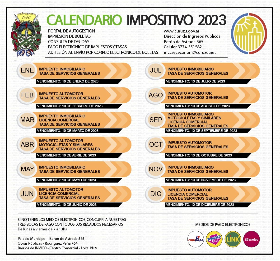 Calendario Impositivo 2023
