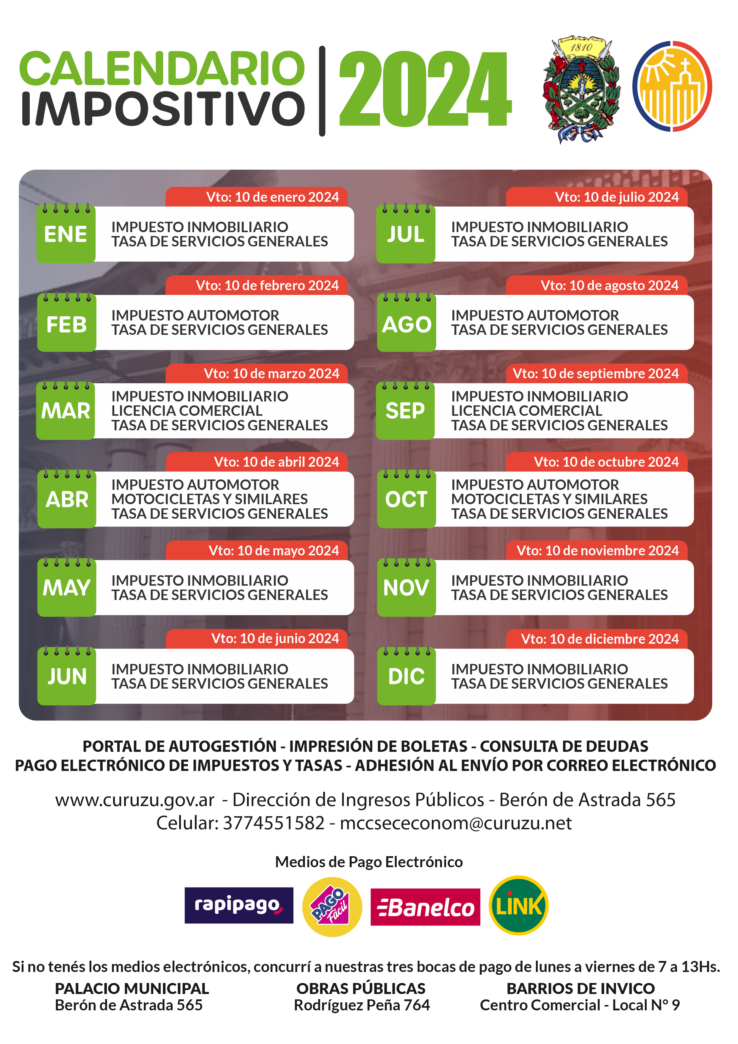 Calendario Impositivo 2024