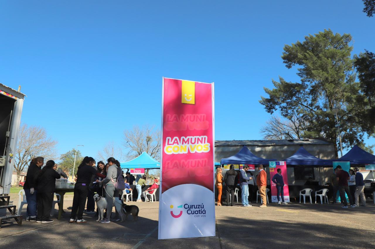 LA MUNI CON VOS LLEGÓ AL BARRIO 246 CON SERVICIOS Y ATENCIÓN PARA LOS VECINOS